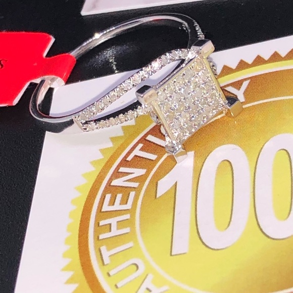 Real diamond designer head turner ring NOT CZ SALE - Picture 11 of 11